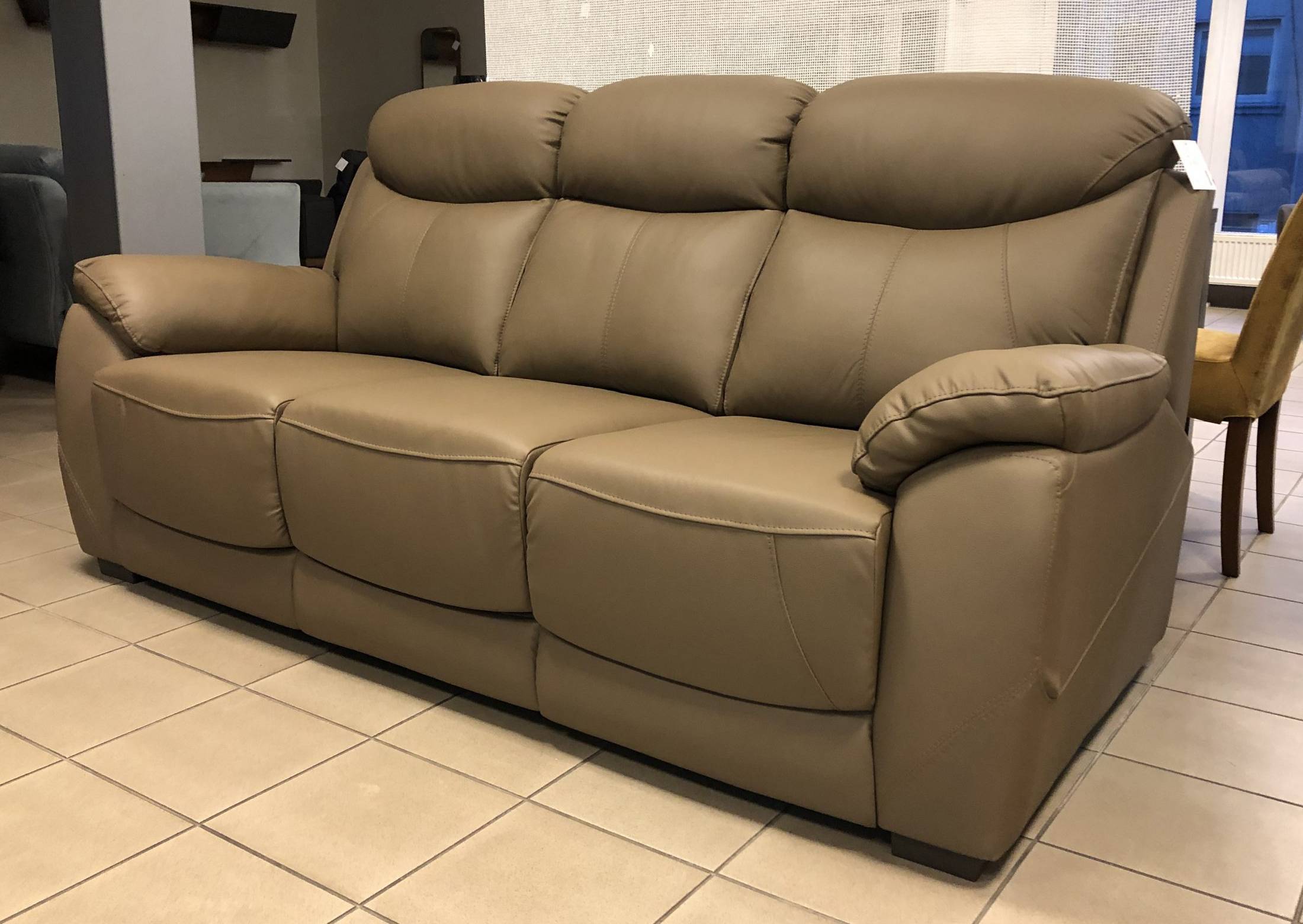 Odinė sofa-lova POMPEA Cappucchino – 200×90 cm 2