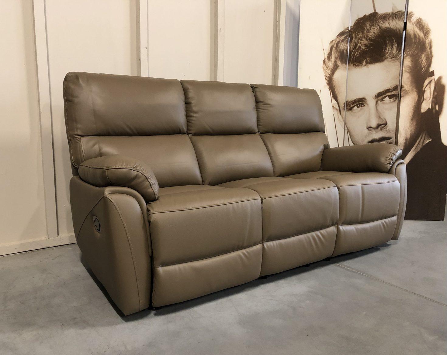 Odinė sofa reglaineris ARIA cappucchino – 190×90 cm 3