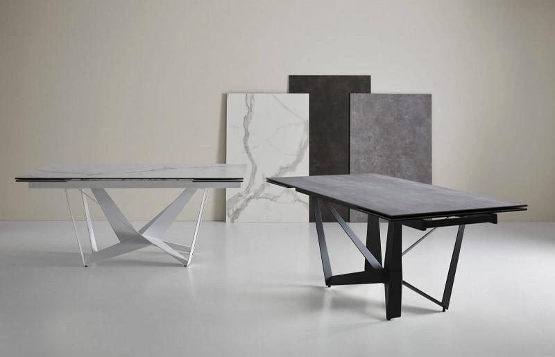 Valgomojo stalas SIA juoda/pilka 160 (220-240)x90xH76 cm 4