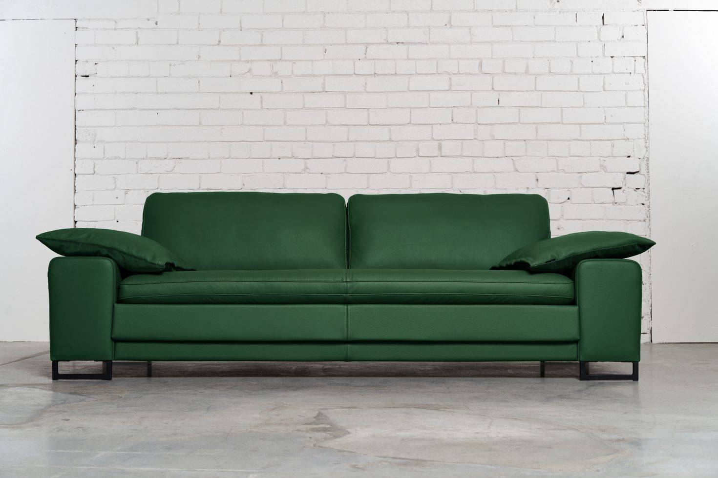 Trivietė odinė sofa ARGUS (Forest) – 245×100 cm 2