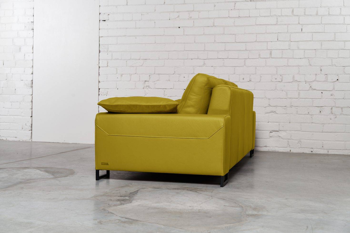 Trivietė odinė sofa ARGUS (Giallo) – 245×100 cm 5