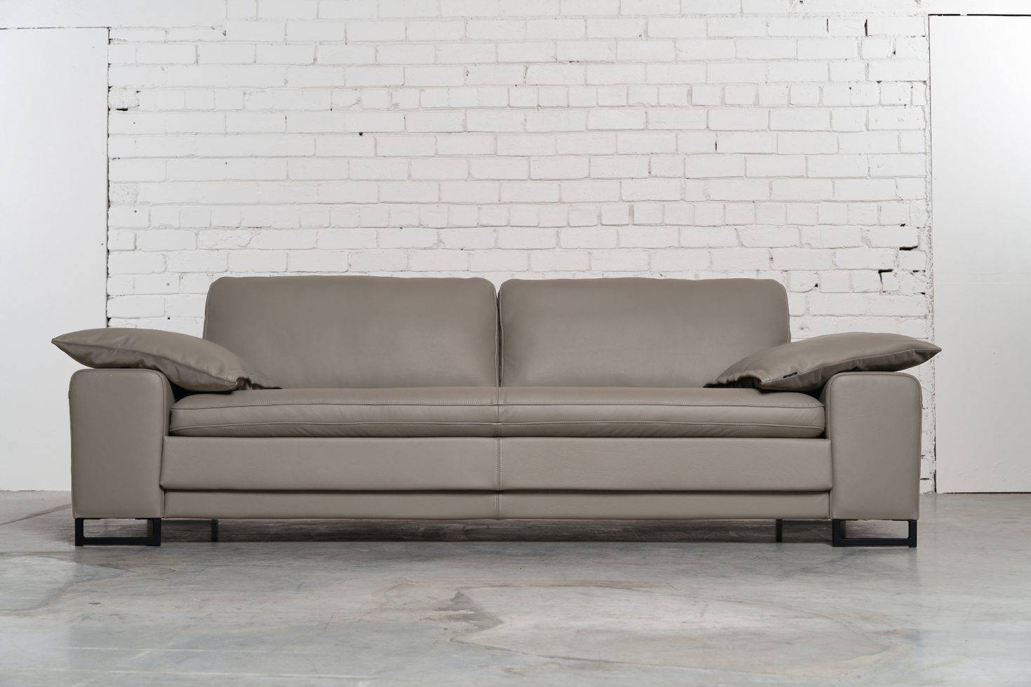 Trivietė odinė sofa ARGUS (Khaki) – 245×100 cm 2