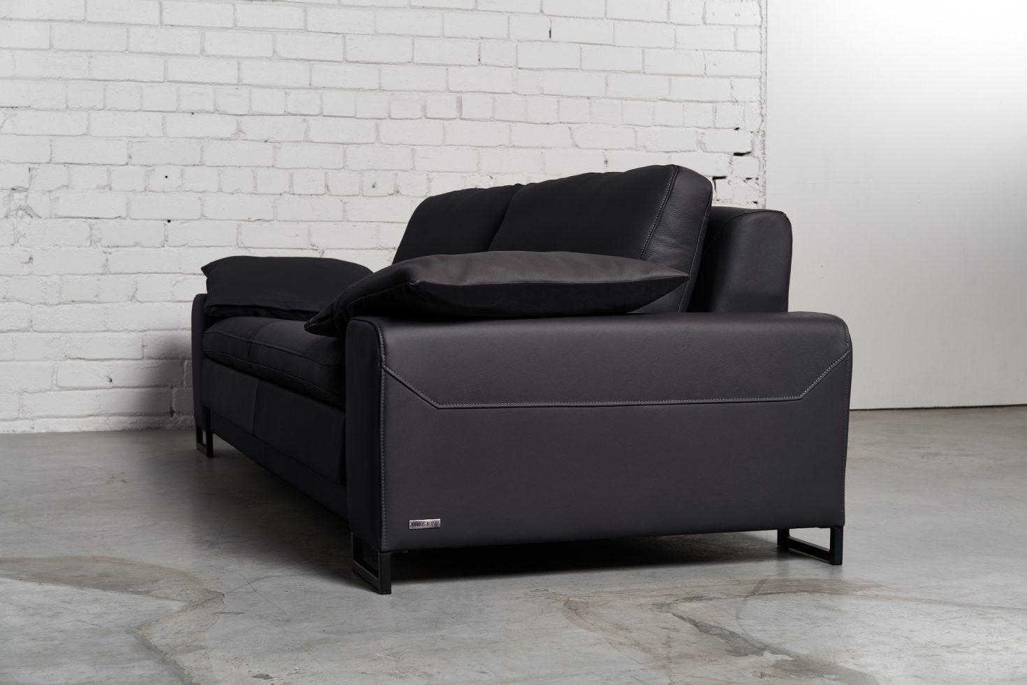 Trivietė odinė sofa ARGUS (Kobalt) – 245×100 cm 3