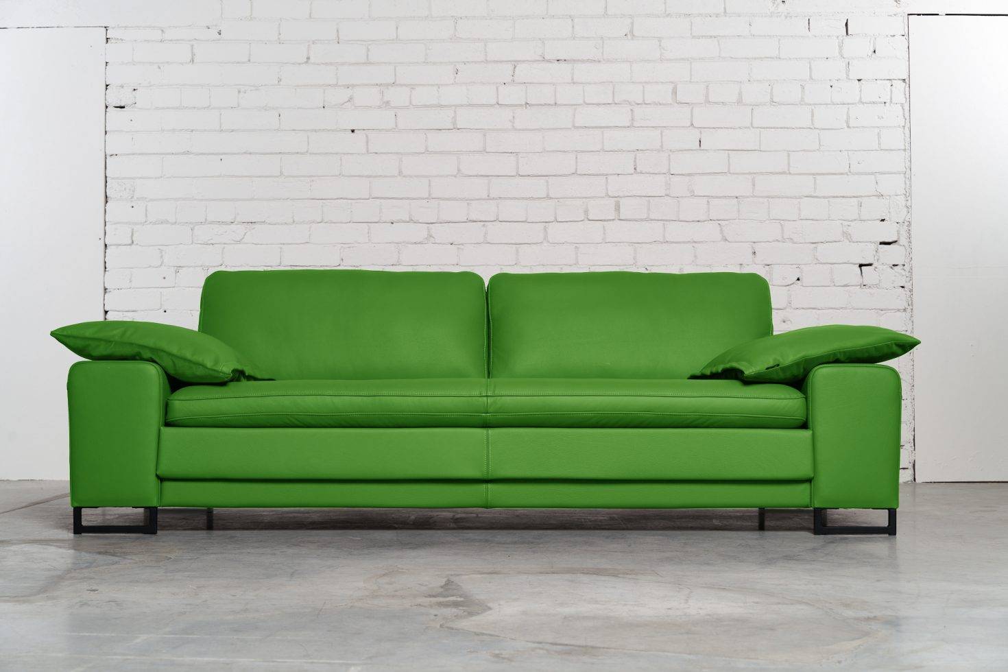 Trivietė odinė sofa ARGUS (Lime) – 245×100 cm 2