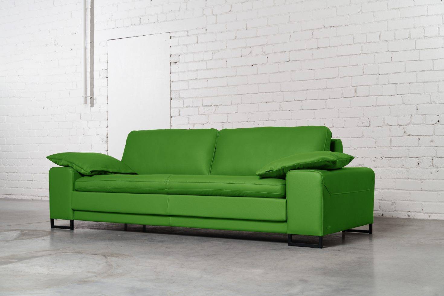 Trivietė odinė sofa ARGUS (Lime) – 245×100 cm 3