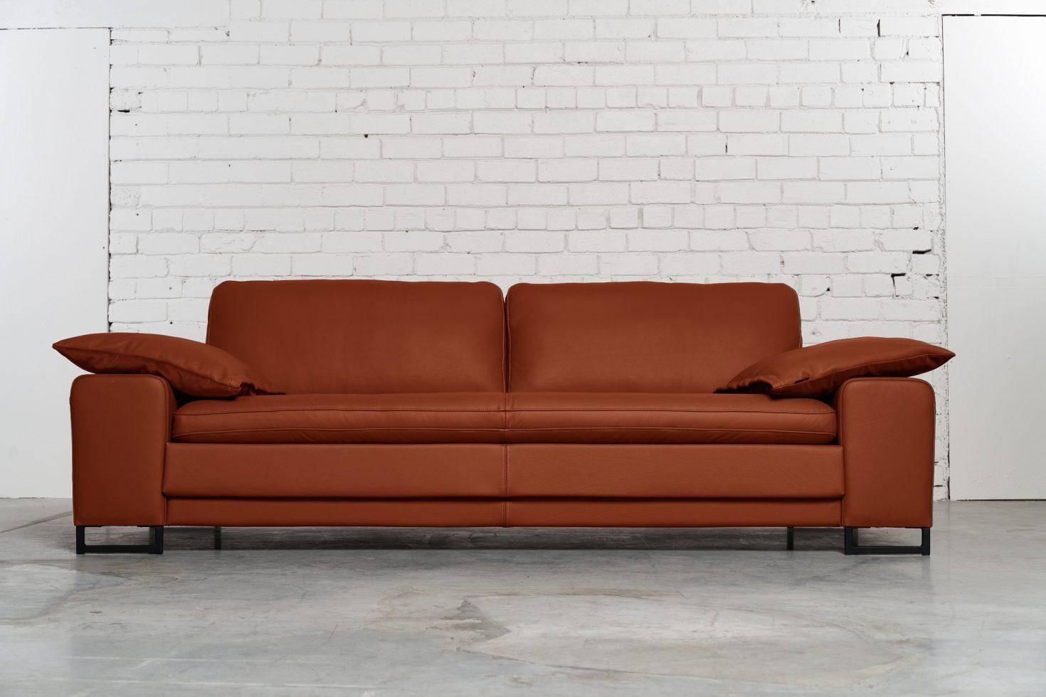 Trivietė odinė sofa ARGUS (Terra) – 245×100 cm 2