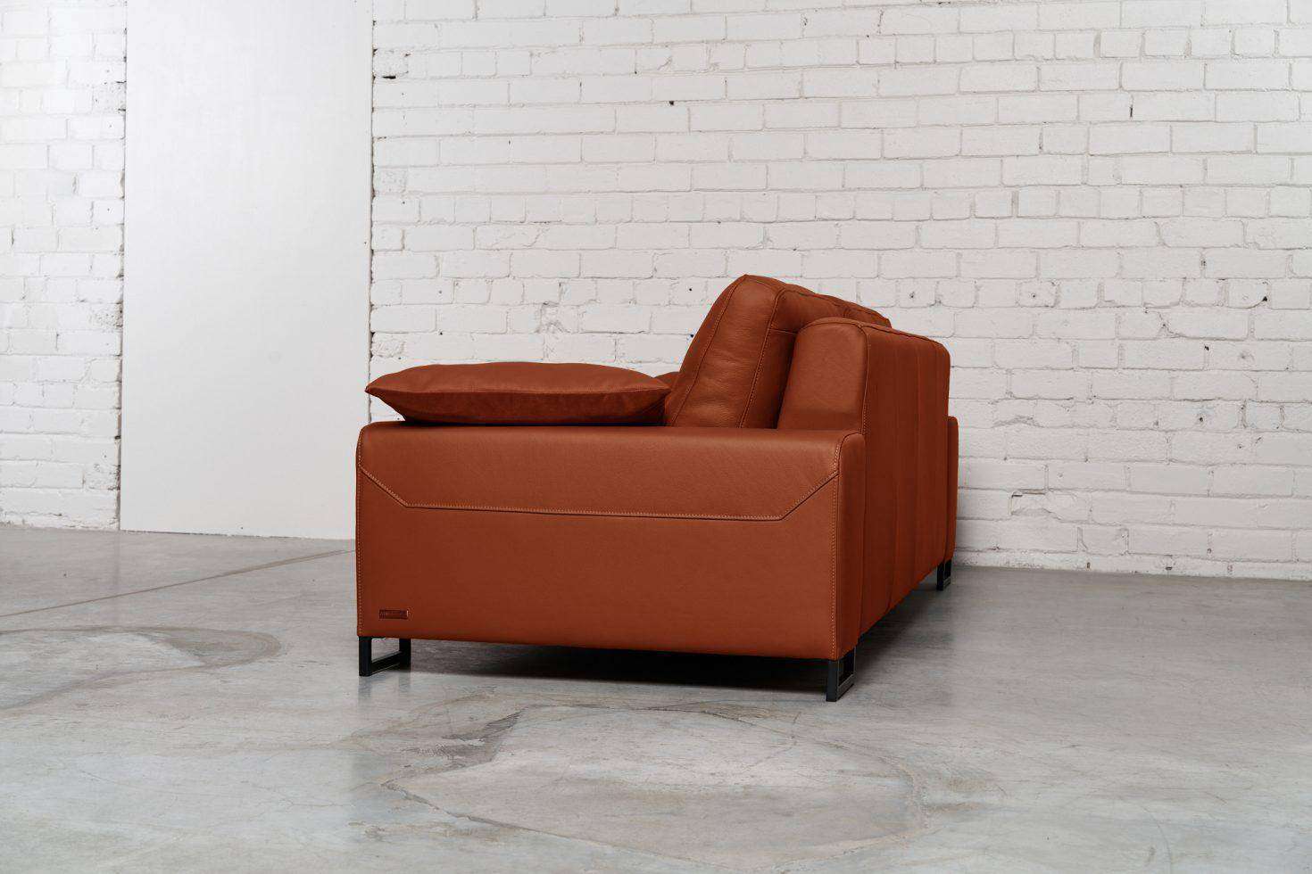 Trivietė odinė sofa ARGUS (Terra) – 245×100 cm 4