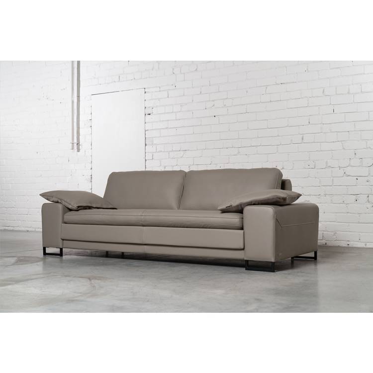 Trivietė odinė sofa ARGUS (Khaki) – 245×100 cm