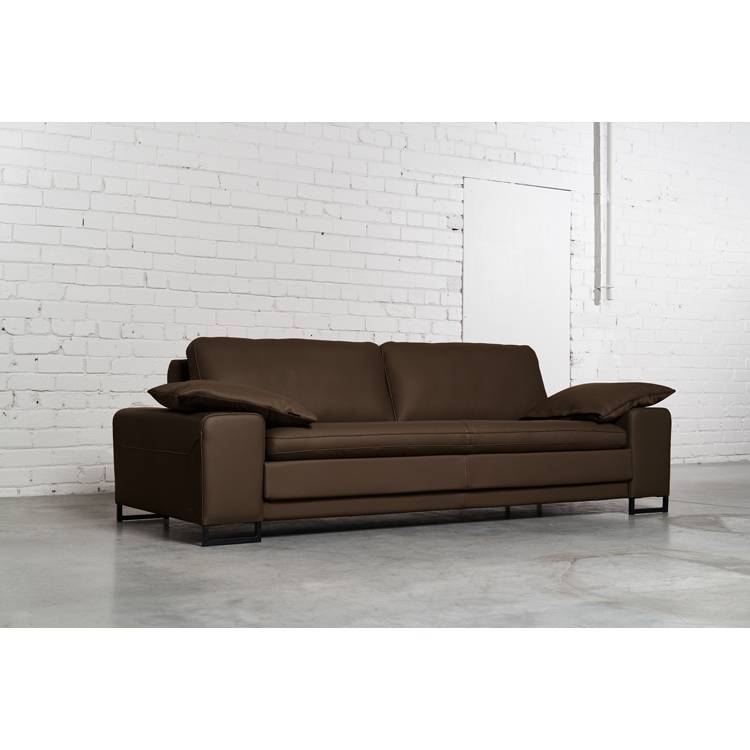 Trivietė odinė sofa ARGUS (Espresso) – 245×100 cm