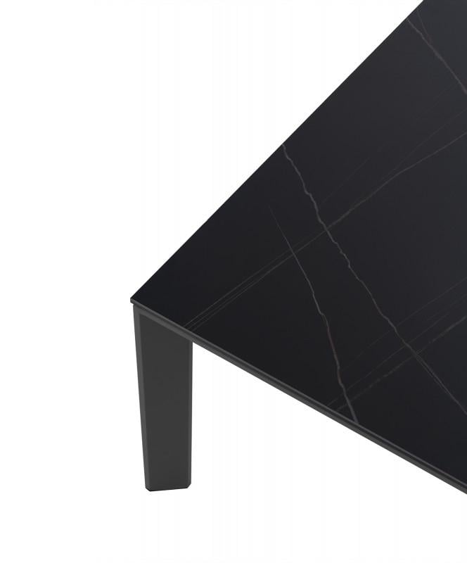 Valgomojo stalas LIZA 140(200)x90xH76 – negro sahara/antracita 4