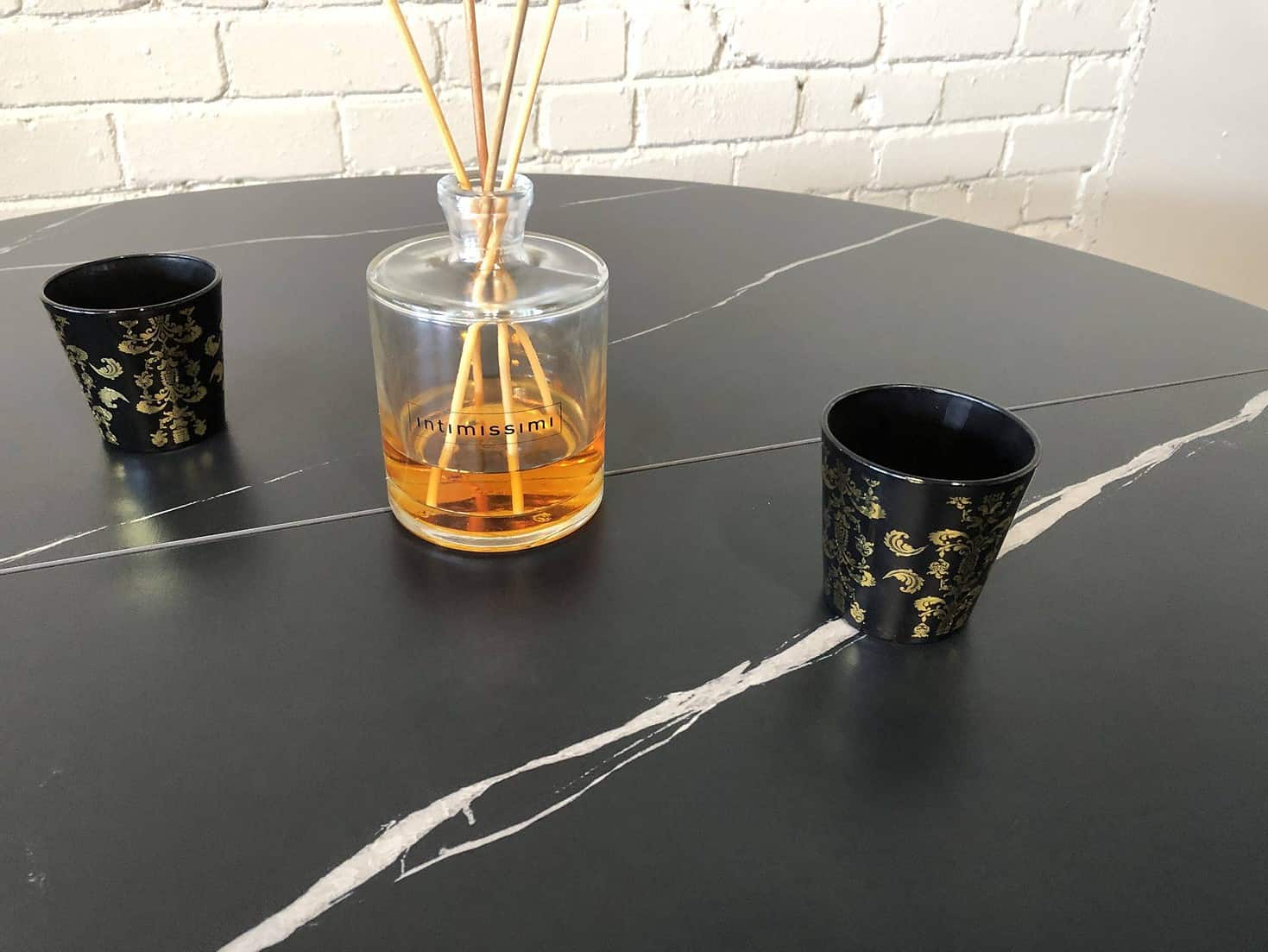 Apvalus valgomojo stalas FJORD juodas 110Ø (155)xH76 cm 7