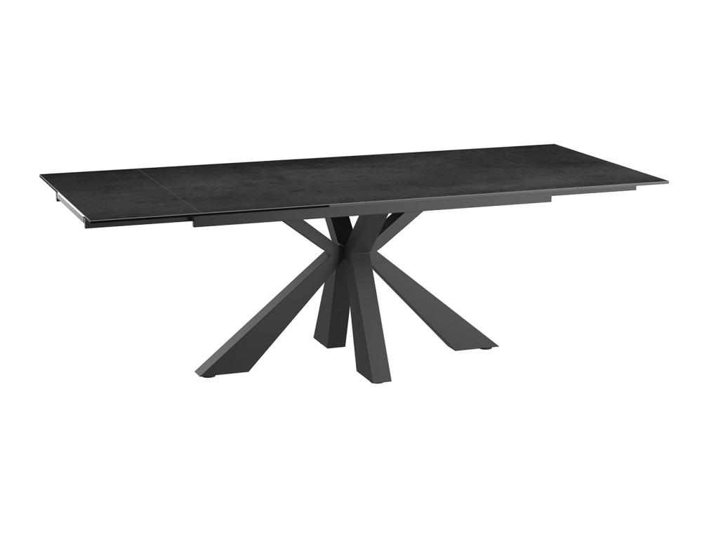Valgomojo stalas OTTO juodas 140 (160-200)x90xH76 cm 6