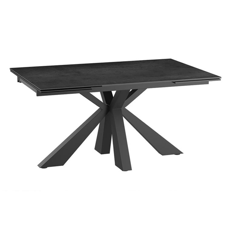 Valgomojo stalas OTTO juodas 140 (160-200)x90xH76 cm
