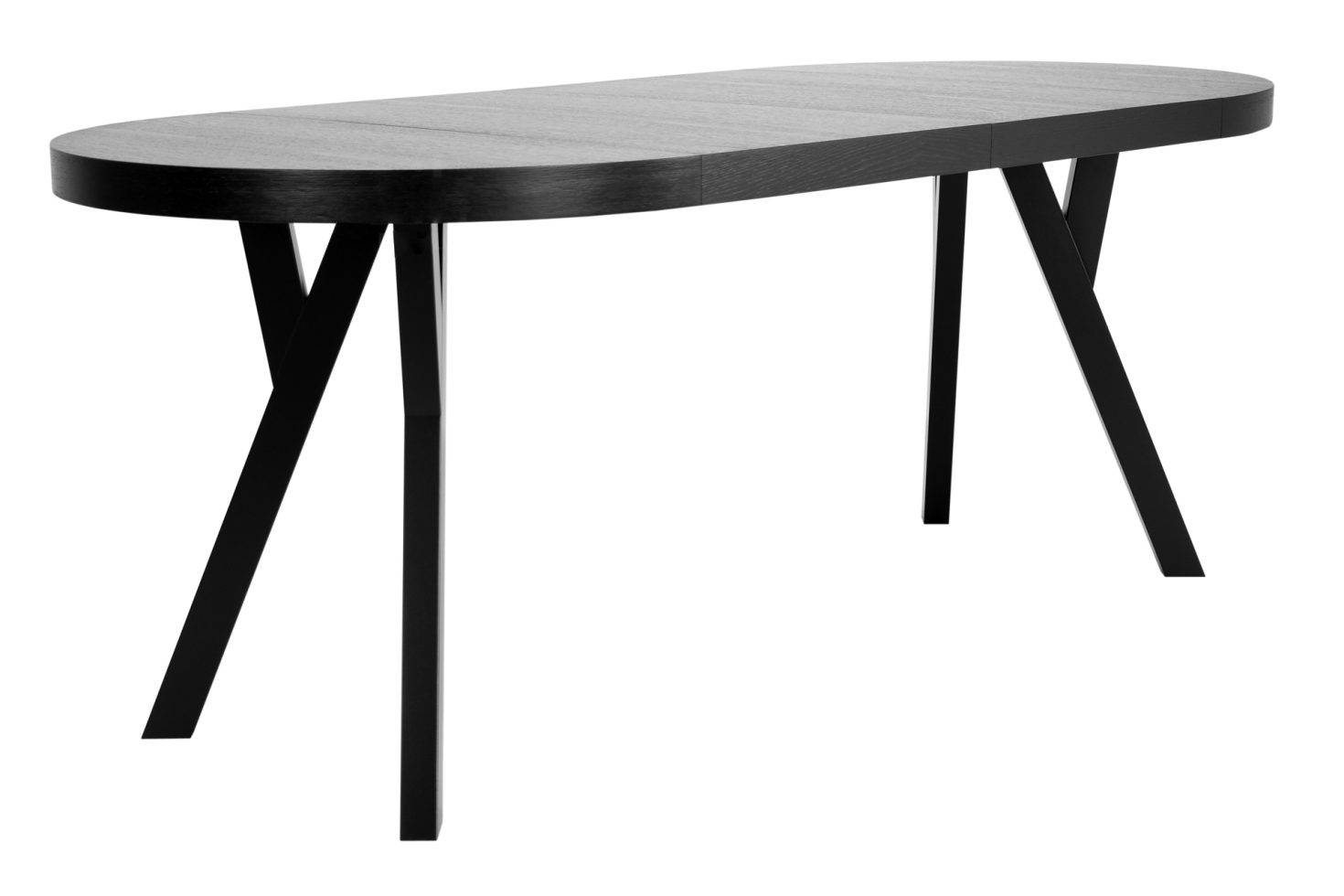 Ąžuolo faneruotės apvalus valgomojo stalas TON 90Ø (190)xH75 cm 10