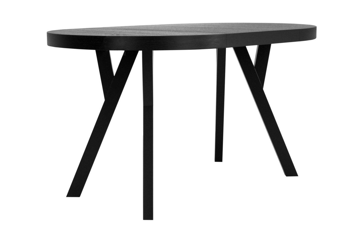Ąžuolo faneruotės apvalus valgomojo stalas TON 100Ø (200)xH75 cm 5