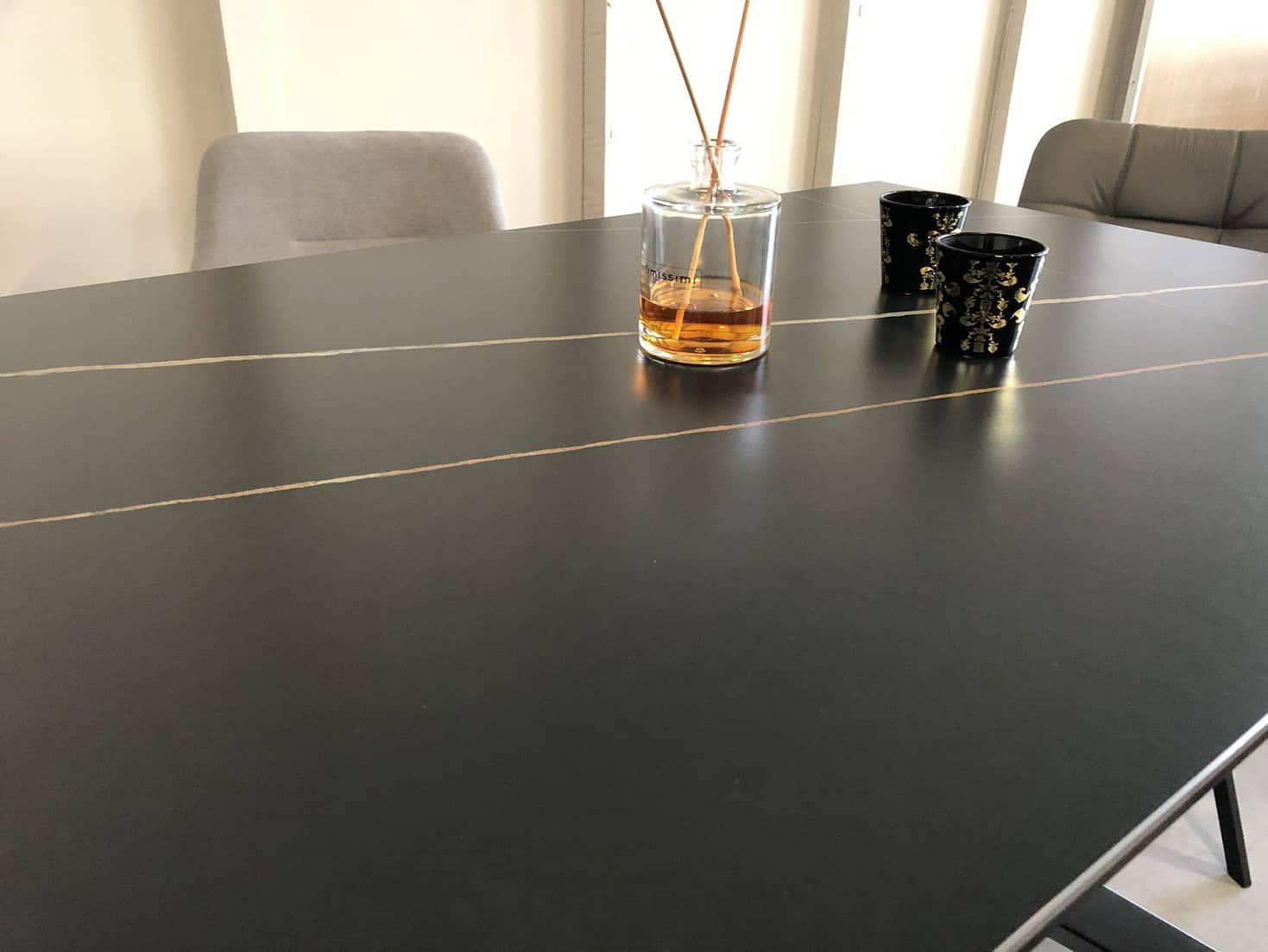 Valgomojo stalas BLANCO juodas 140 (170-200)x85xH76 cm 6