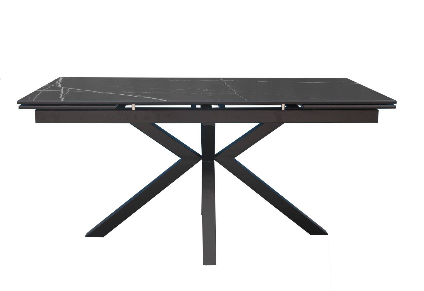 Valgomojo stalas OTTO juodas 160 (200-240)x90xH75 cm 5