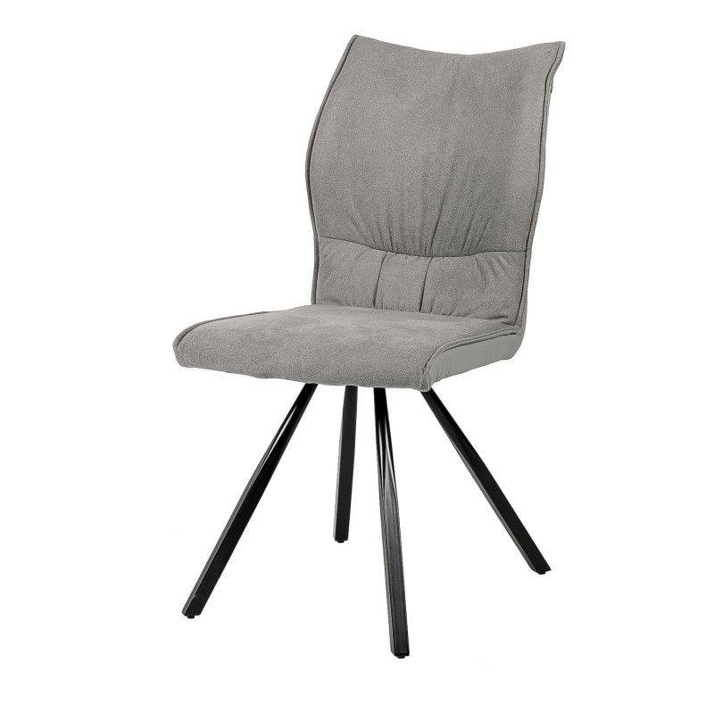 Valgomojo kėdė AIDA – šviesiai pilka 2