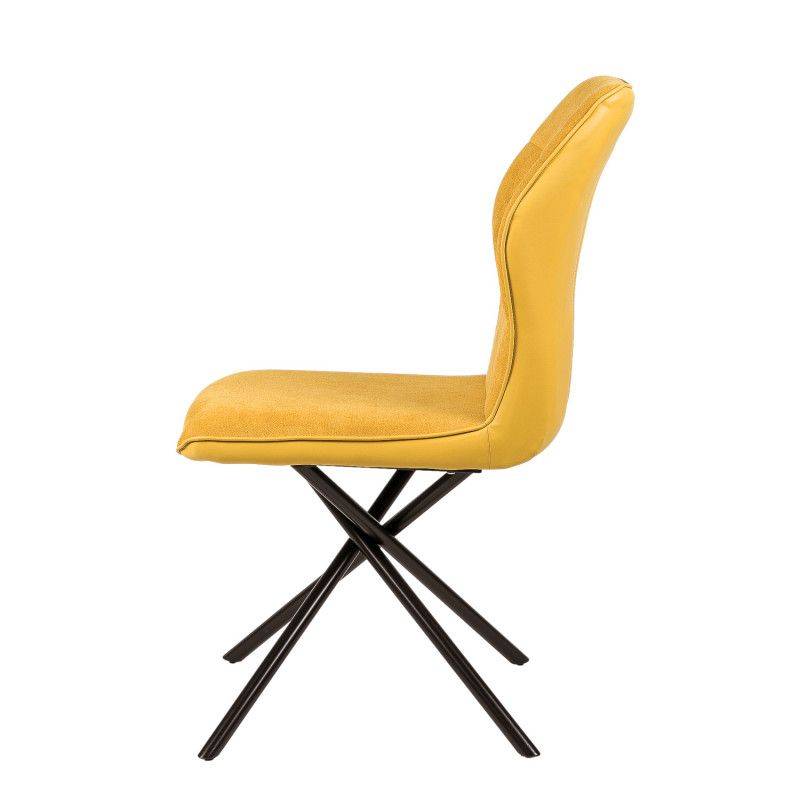 Valgomojo kėdė CLEO – geltona 4