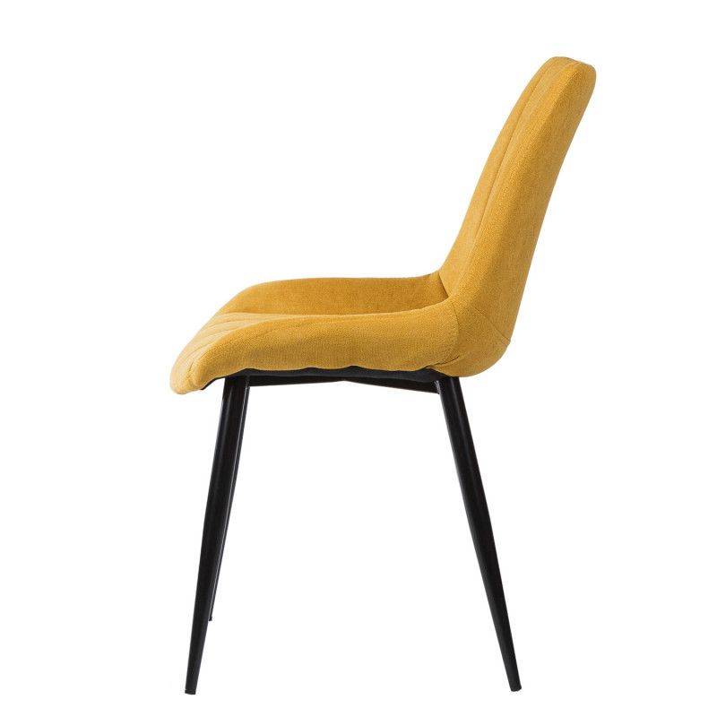 Valgomojo kėdė MILA – geltona 4
