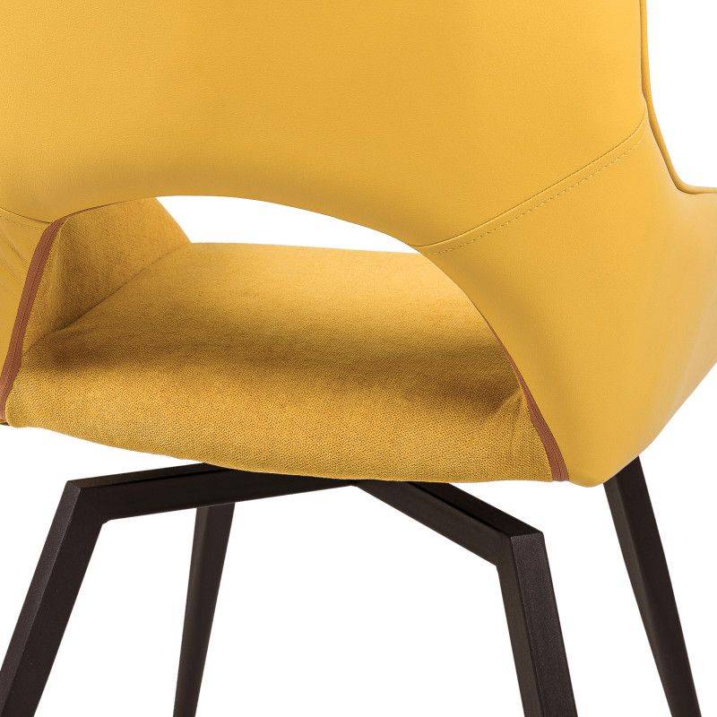 Valgomojo kėdė NOA – geltona 6
