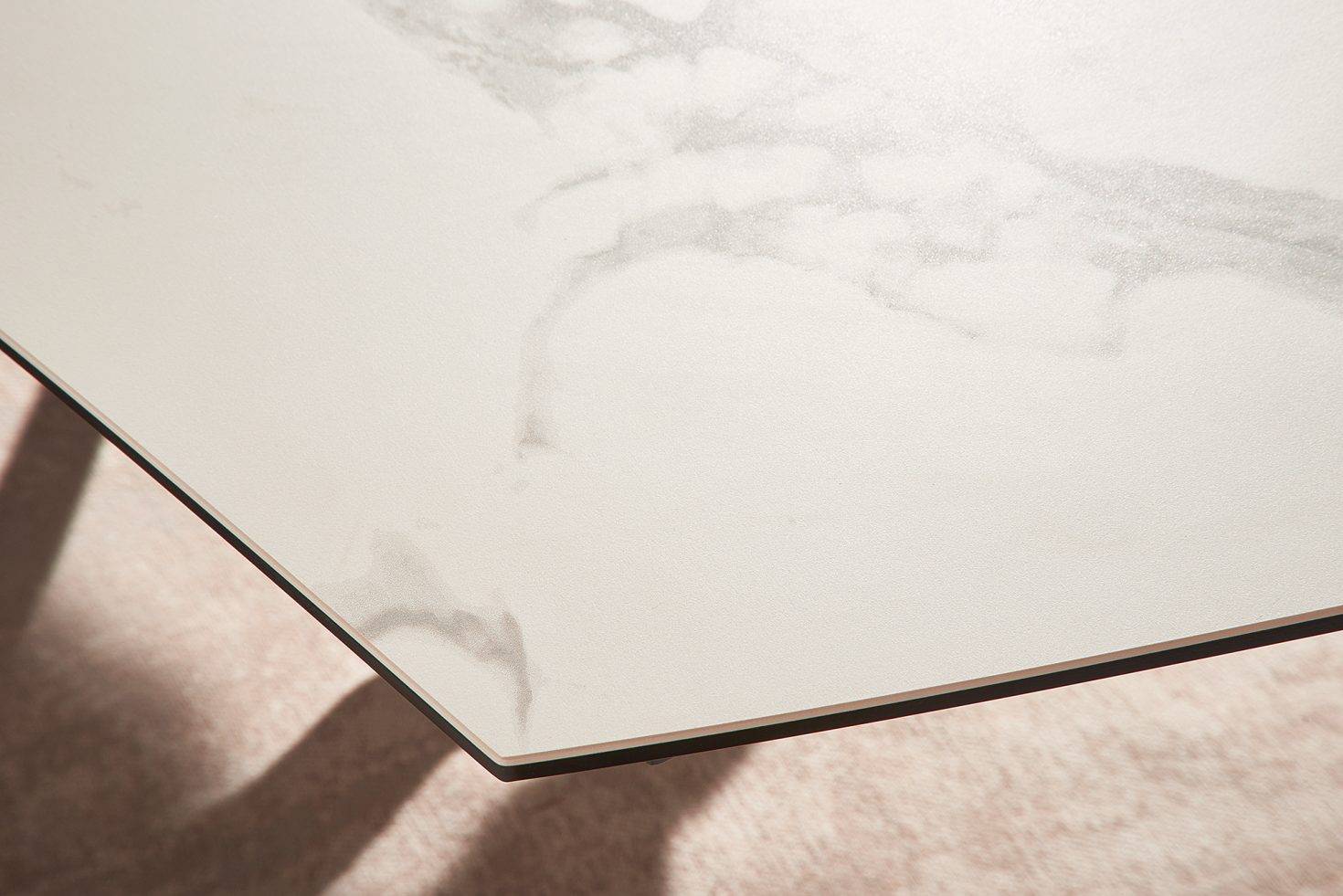 Valgomojo stalas GENESIS-WHITE 130(190)x100xH75 cm 4