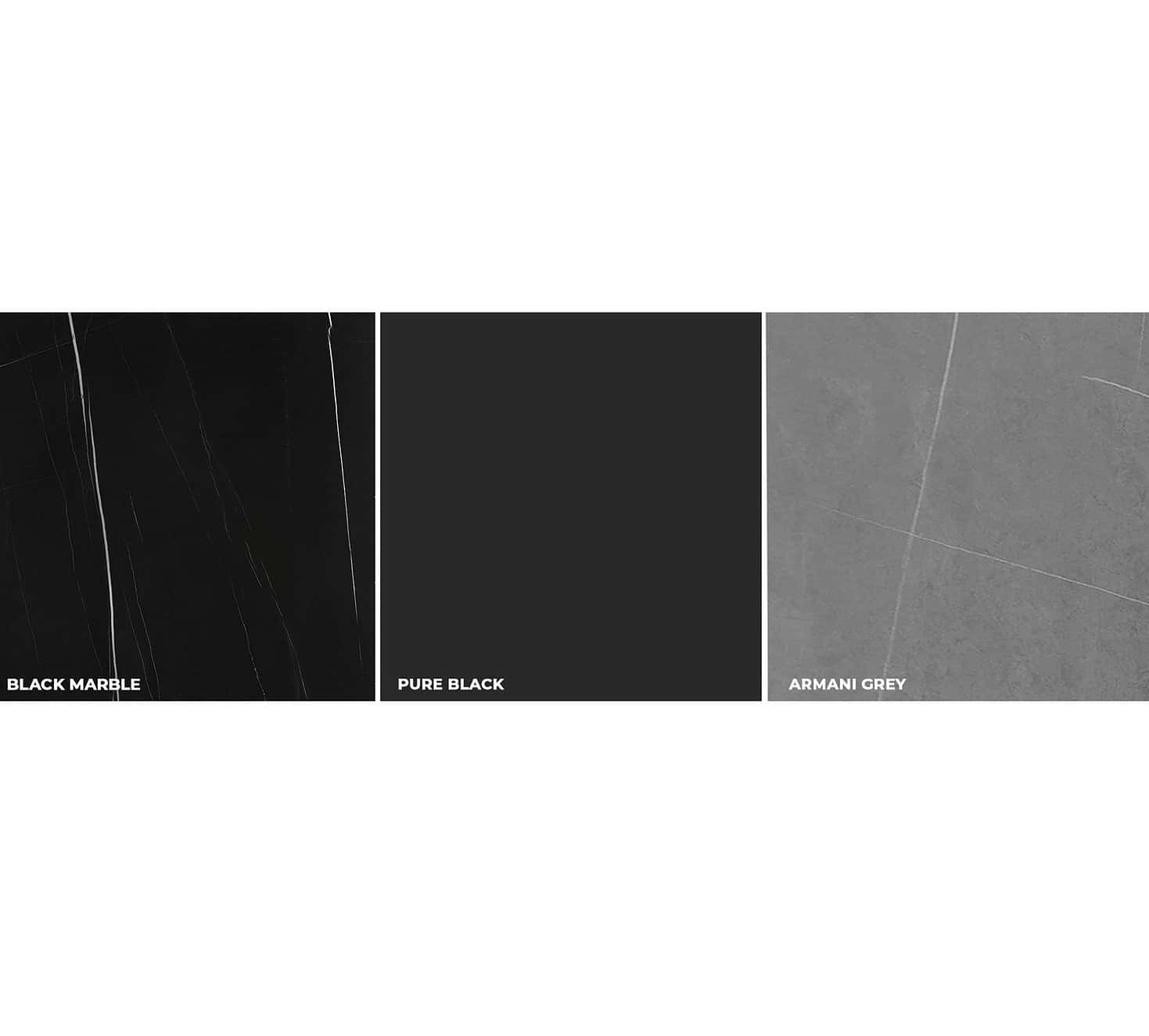 Valgomojo stalas BLANCO 160(200-240)x90xH76 cm (spalvos: juoda/pilka/juoda su baltomis linijomis 8