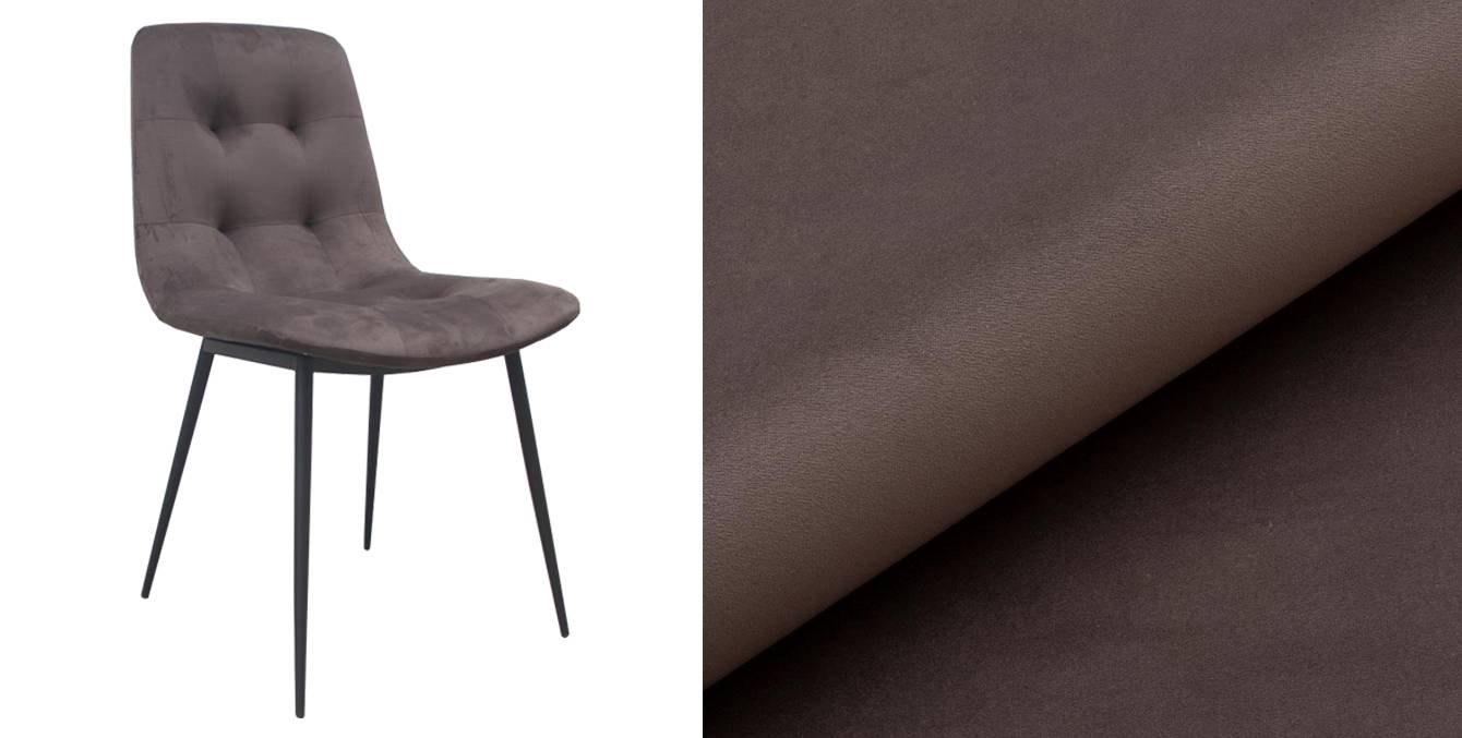 Valgomojo kėdė LIMA (spalvos: ruda ir pilka) 3