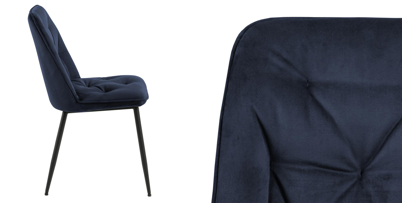 Valgomojo kėdė BRANT – mėlyna 3