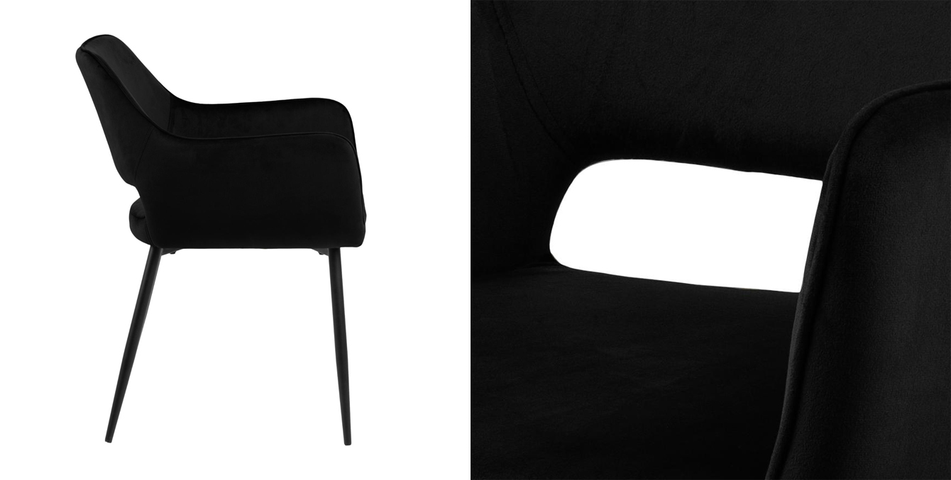 Valgomojo kėdė RAYA – juoda 4