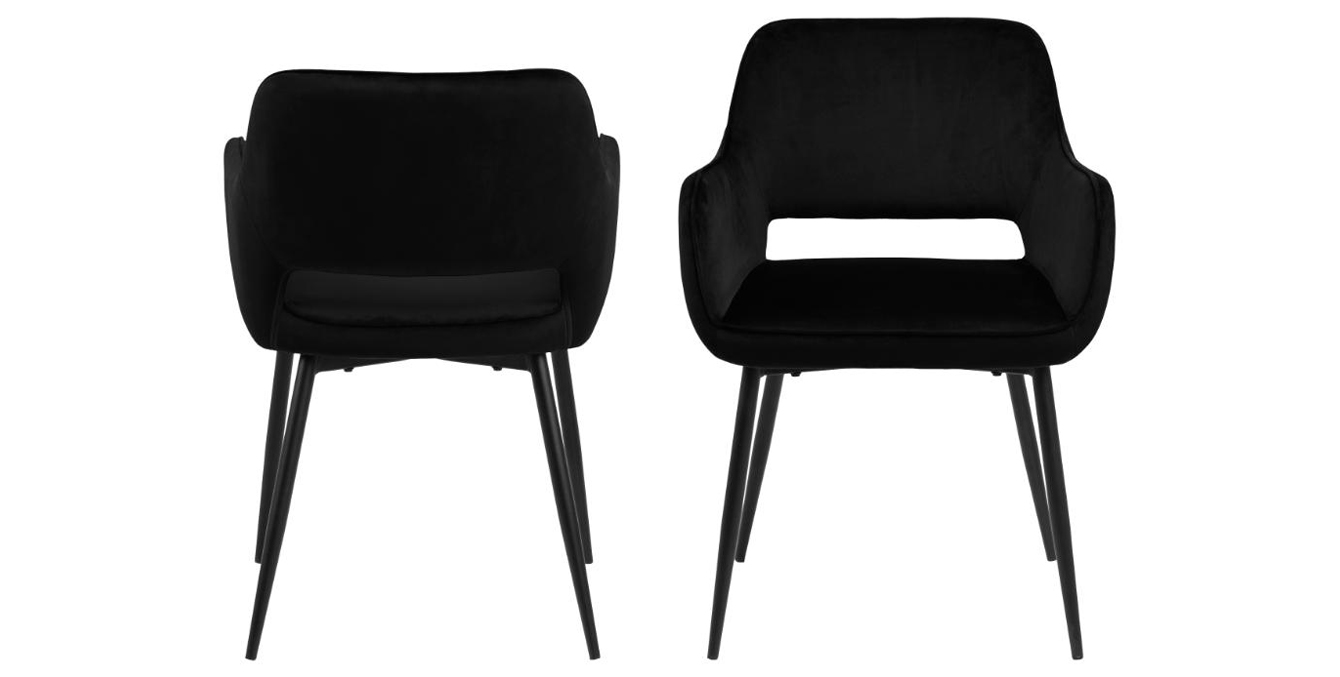 Valgomojo kėdė RAYA – juoda 3