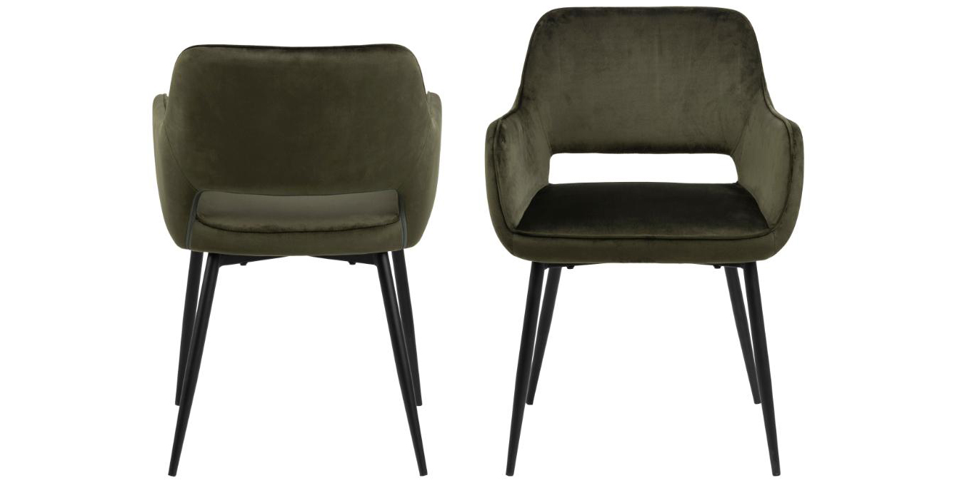 Valgomojo kėdė RAYA – žalia 3