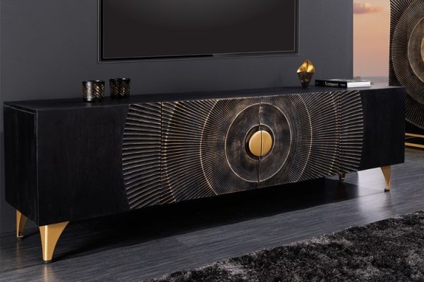 TV spintelė GOLDEN SUNSET 180x40x55 cm