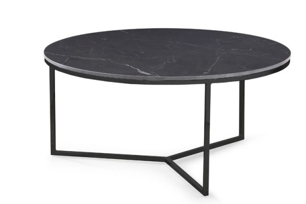 Juodas kavos staliukas COSMO – 80xH45 cm