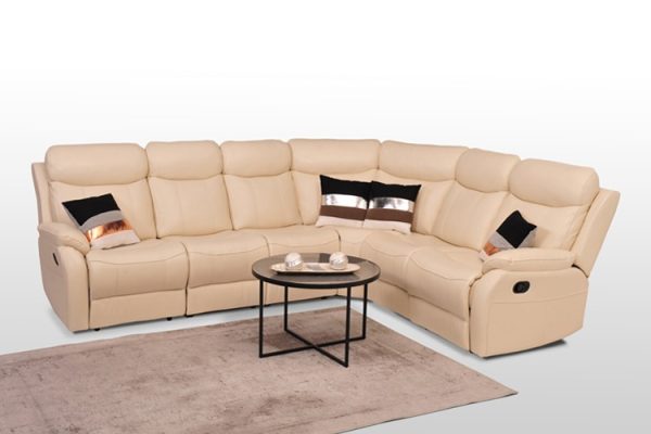 Minkšta kampinė sofa reglaineris PORTOFINO - 284x232xH100 cm