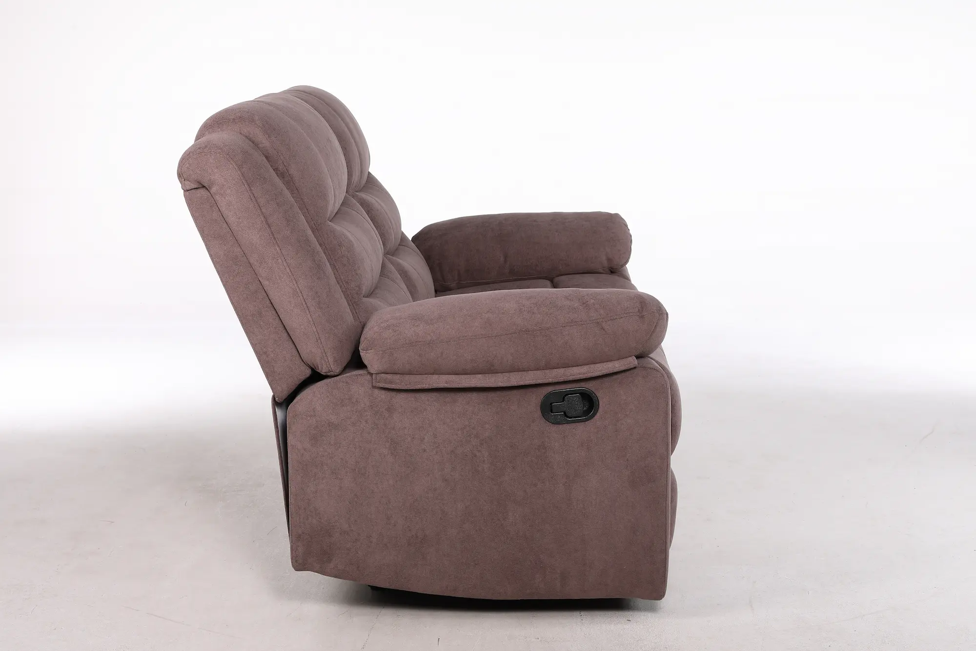Dvivietė sofa su reglaineriais RAMZI – tamsiai rusva spalva – 152x97xH102 cm-16