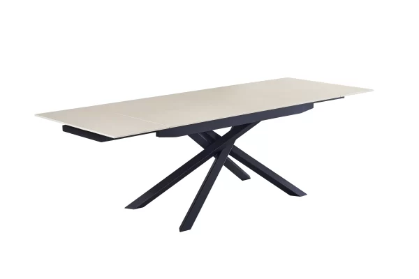 Išskleidžiamas stalas BLANCO-Parsmine Yellow 160 (240)x90xH75 cm