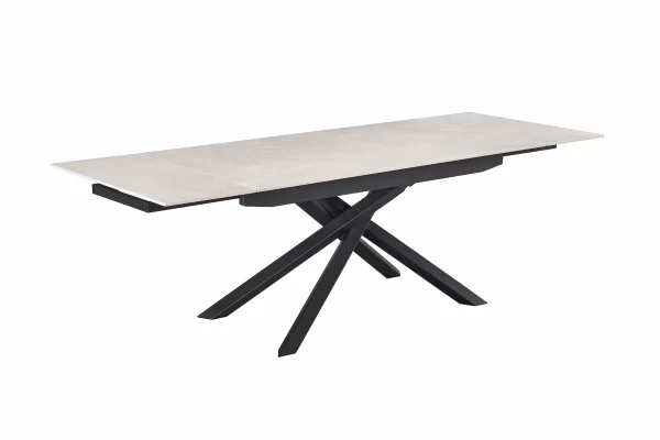Išskleidžiamas stalas BLANCO-Kamen Light Grey 160 (240)x90xH75 cm
