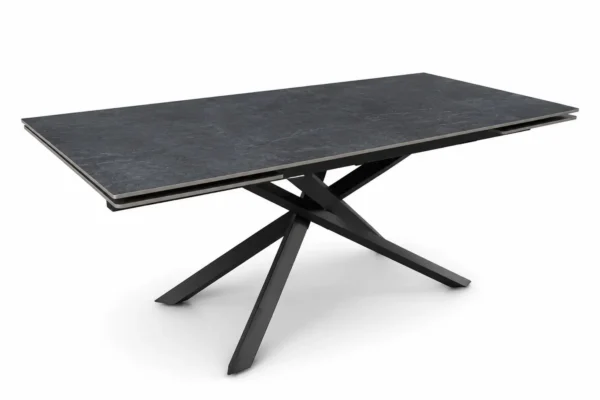 Išskleidžiamas stalas ORION-Dark Grey 160 (240)x90xH75 cm