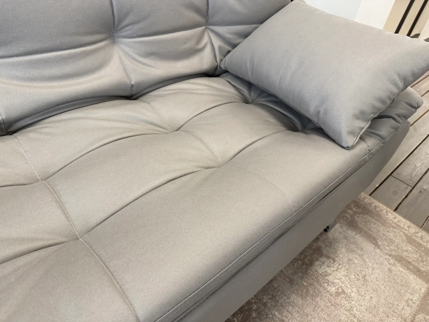 Sofa-lova RICKY – 190x70xH80 cm – pilka spalva-5