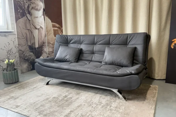 Sofa-lova RICKY – 190x70xH80 cm – tamsiai pilka spalva