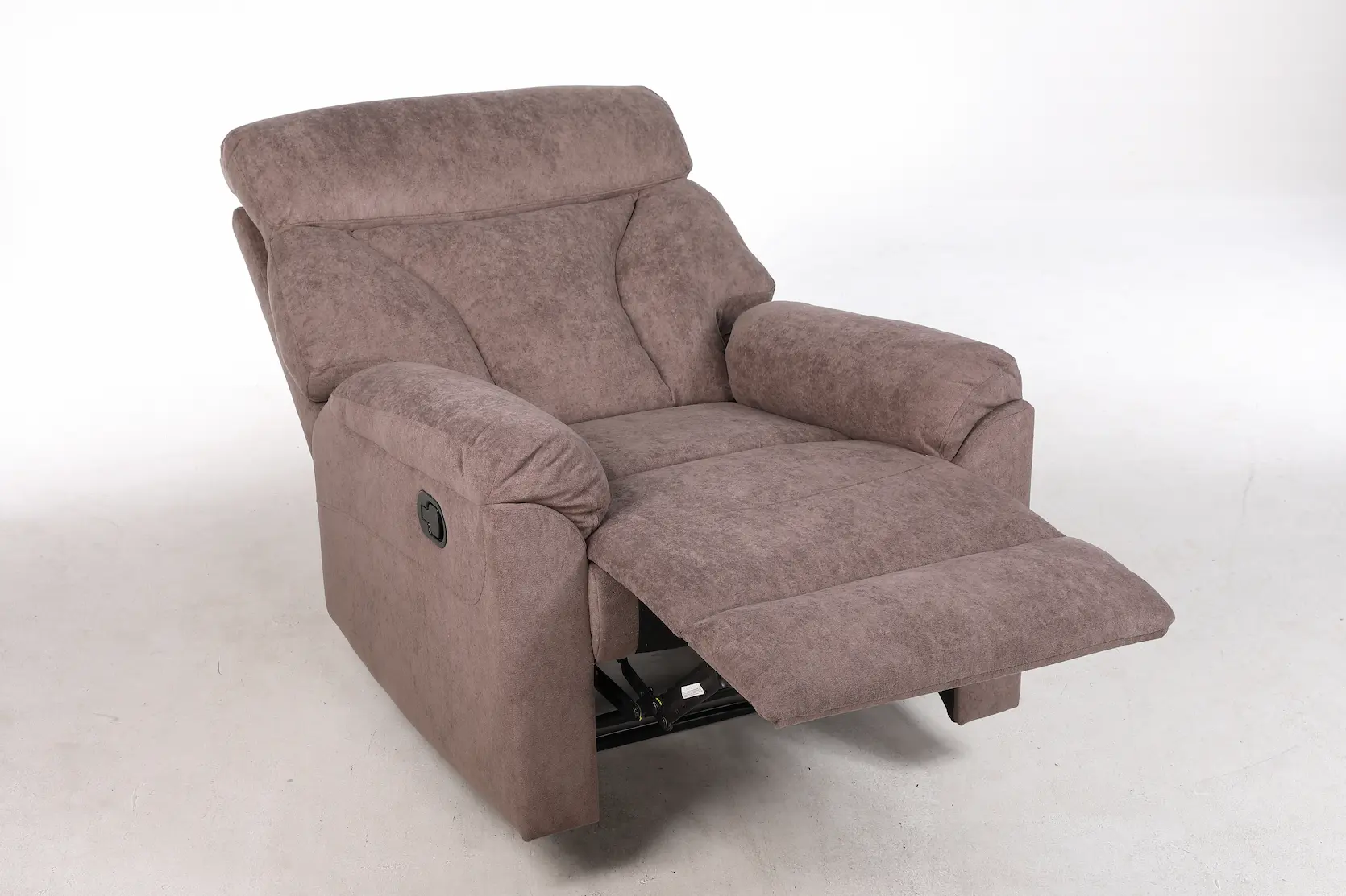Fotelis PRIMERA su relakso funkcija – rusva spalva – 86x96xH105 cm-3