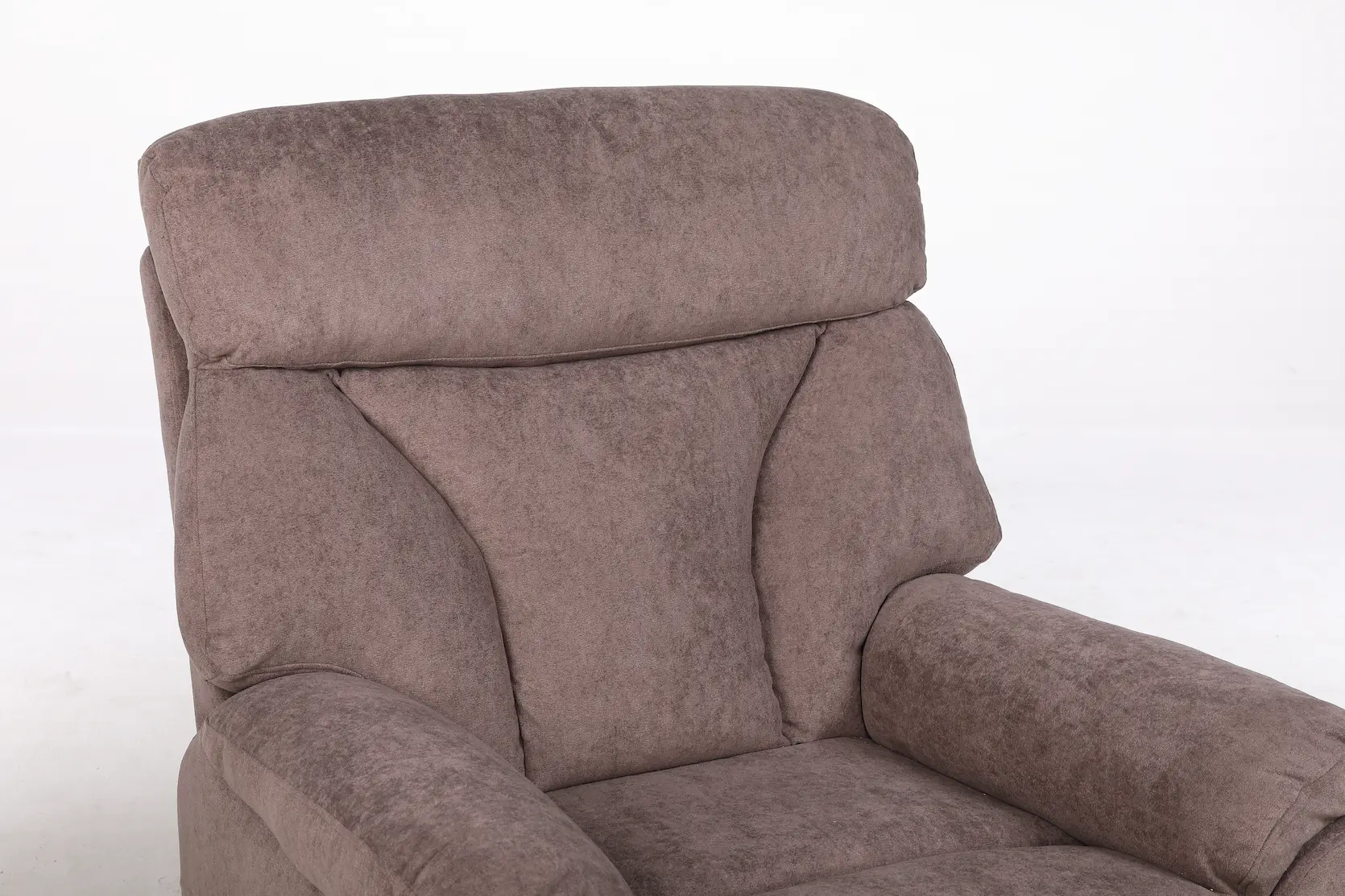 Fotelis PRIMERA su relakso funkcija – rusva spalva – 86x96xH105 cm-6