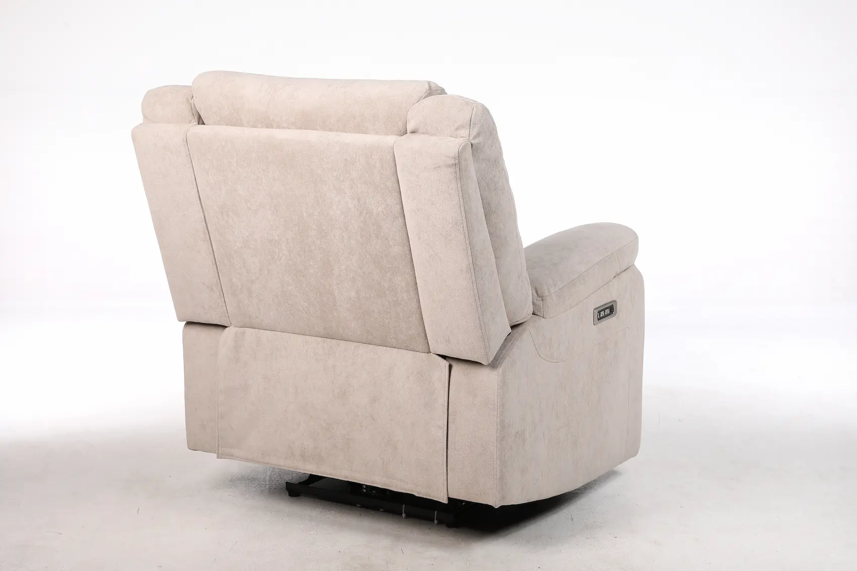 Fotelis SMART su elektrine relakso funkcija – beige spalva – 88x94xH101 cm-19