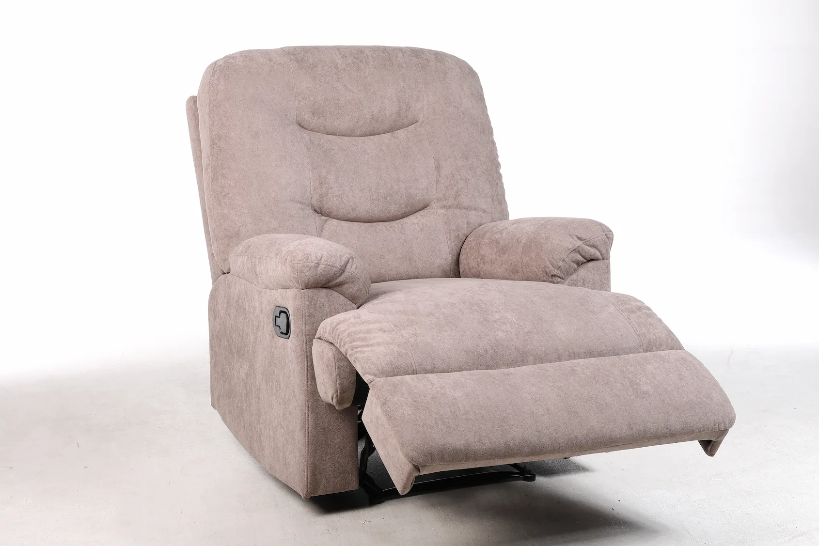 Fotelis WESTA su relakso funkcija – šviesiai ruda spalva – 84x95xH101 cm-2