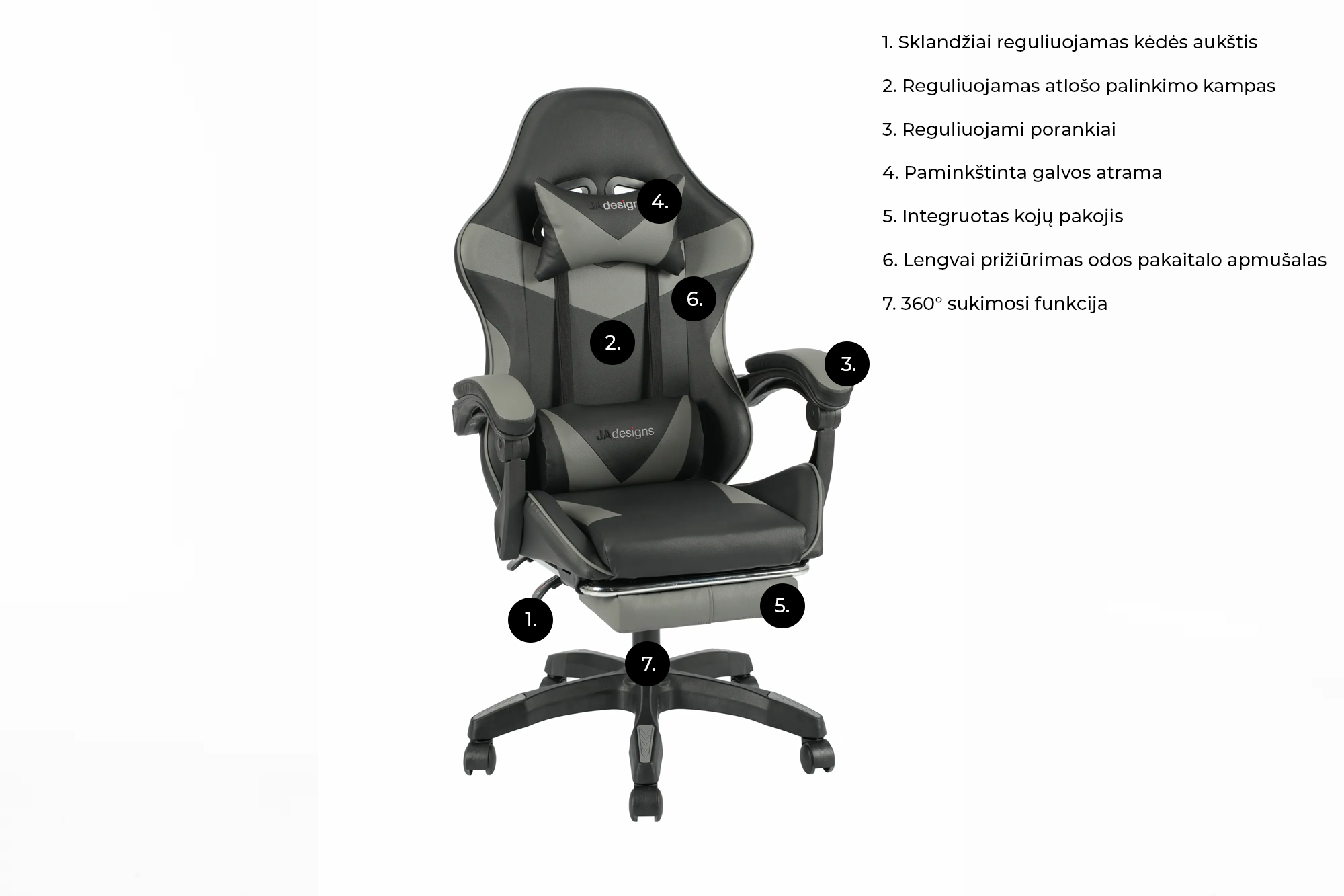 Gamer žaidimų kėdė