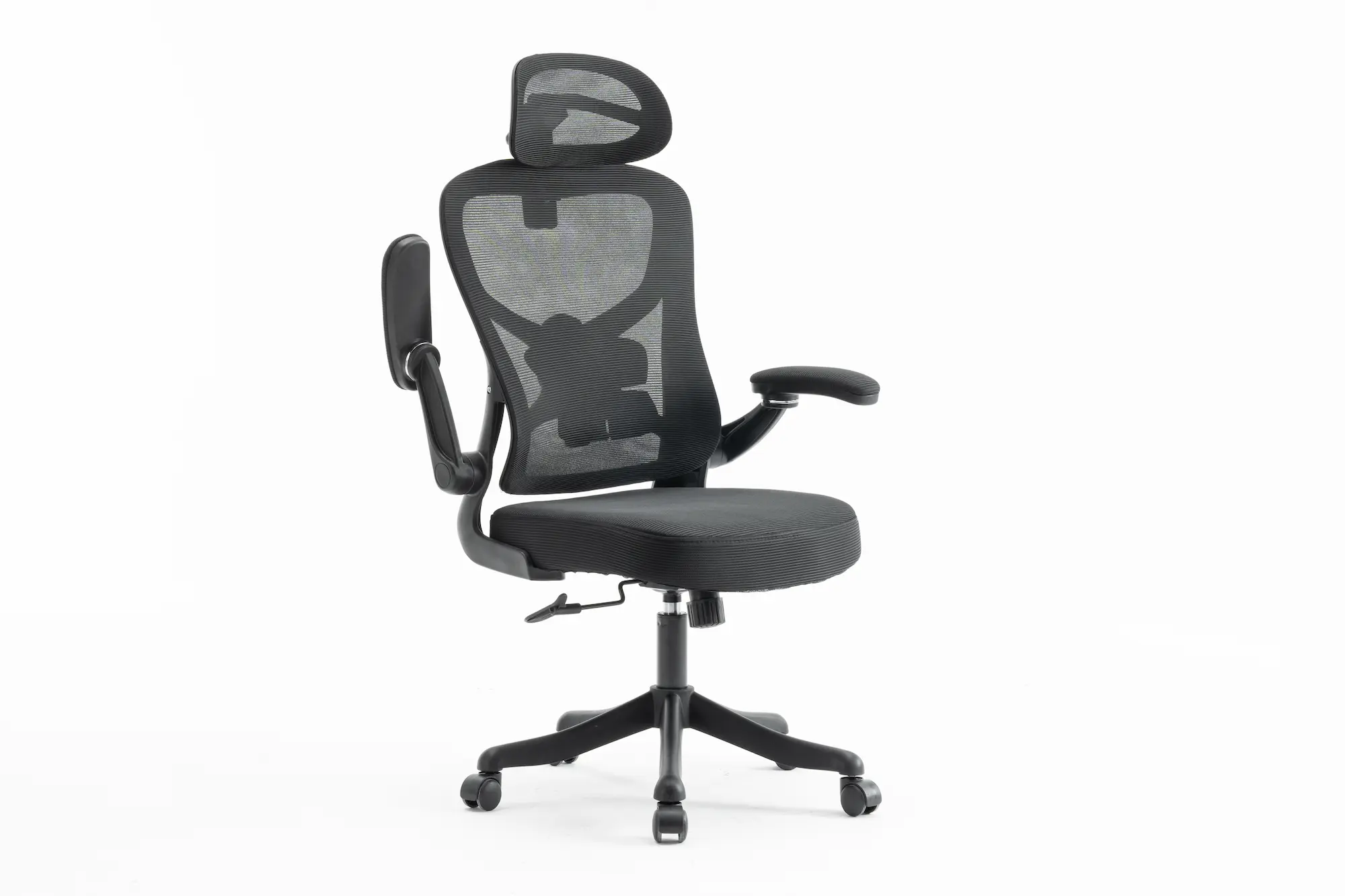 Juodos spalvos ofiso kėdė FENIX – 65x63xH-121-131cm-21