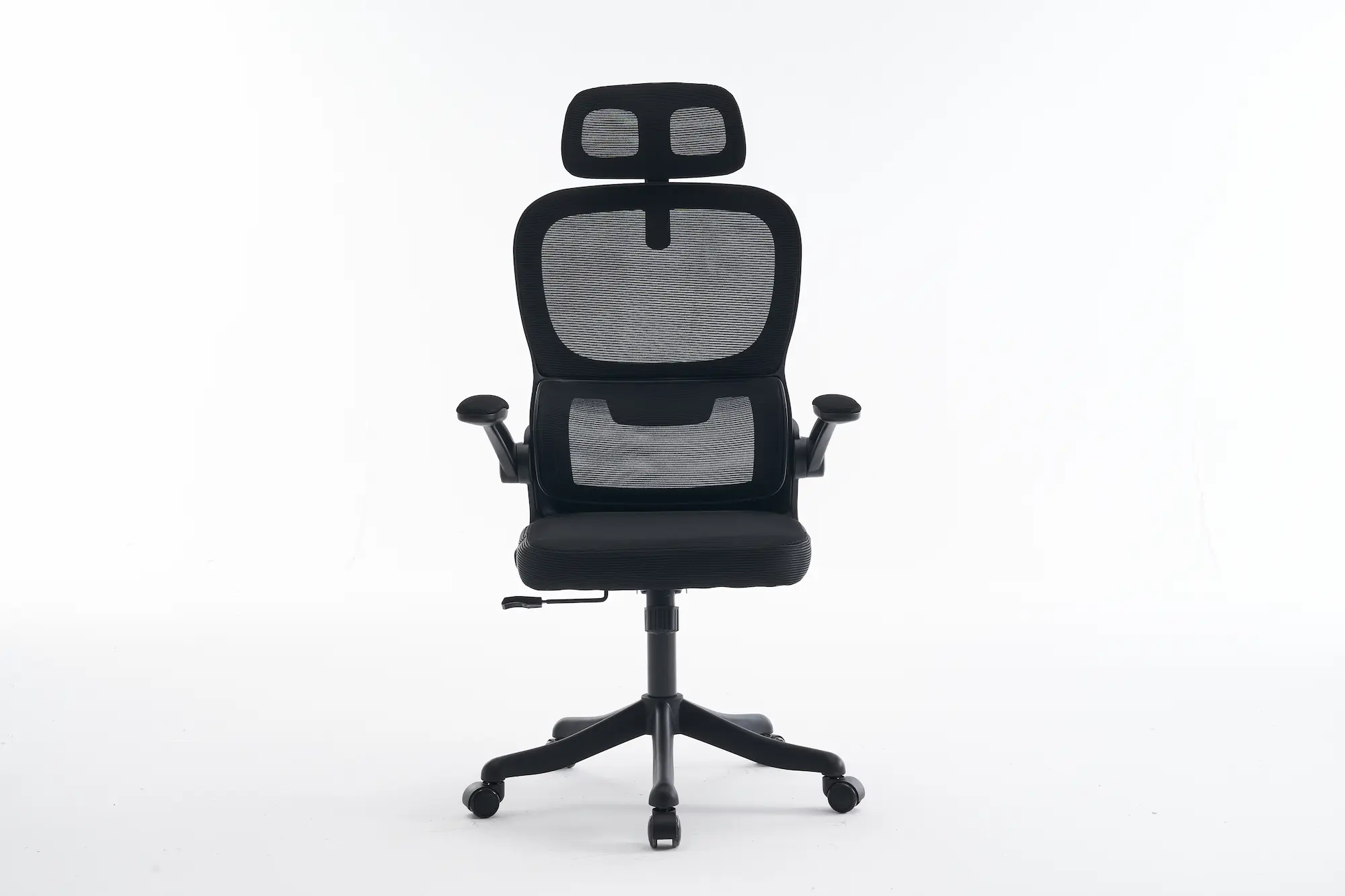 Juodos spalvos ofiso kėdė FENIX – 65x63xH132 cm-2