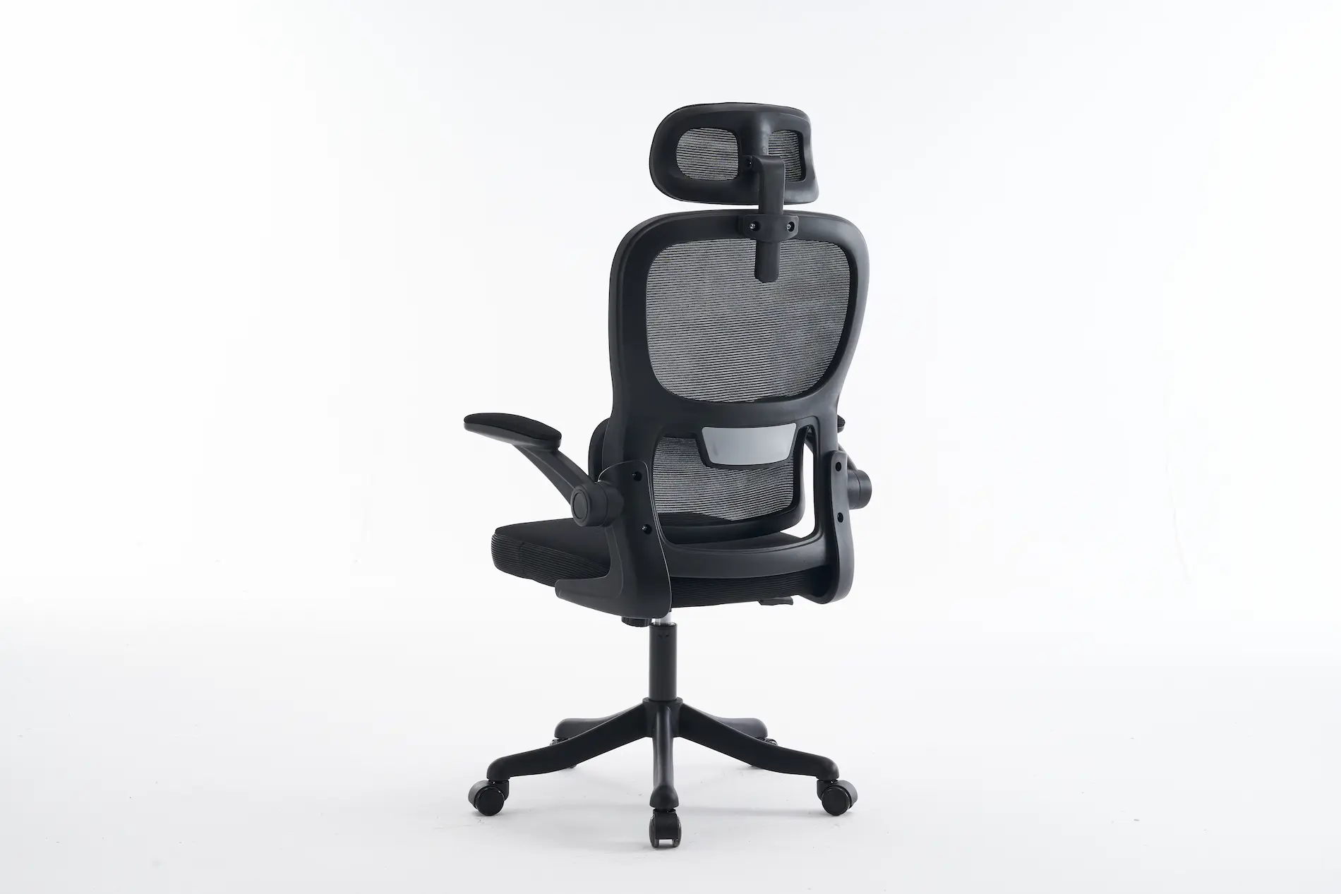 Juodos spalvos ofiso kėdė FENIX – 65x63xH132 cm-5