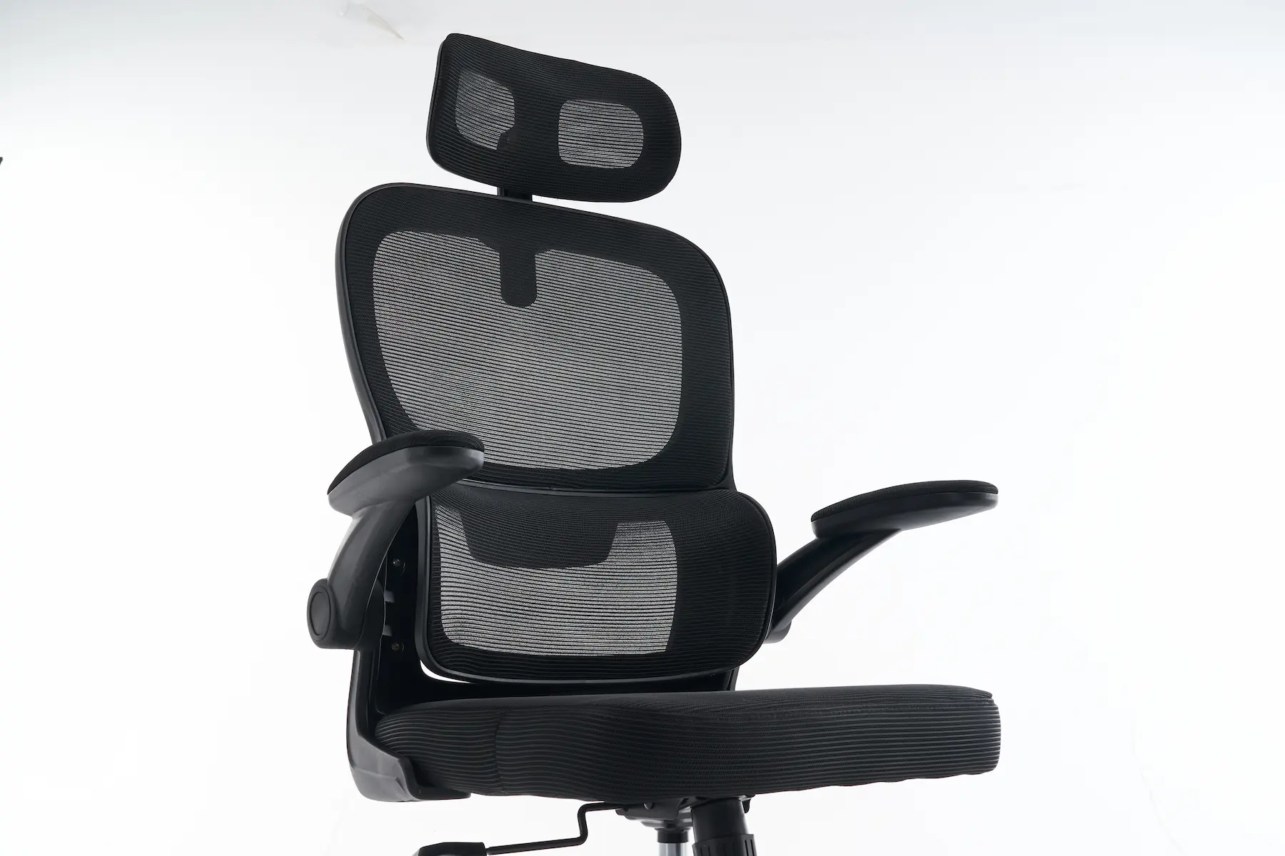 Juodos spalvos ofiso kėdė FENIX – 65x63xH132 cm-8
